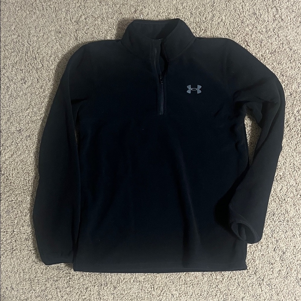 Under Armour Midnight Black Fleece Pullover